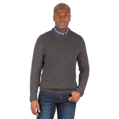 Racing Green Harbour Nep Cable Knit